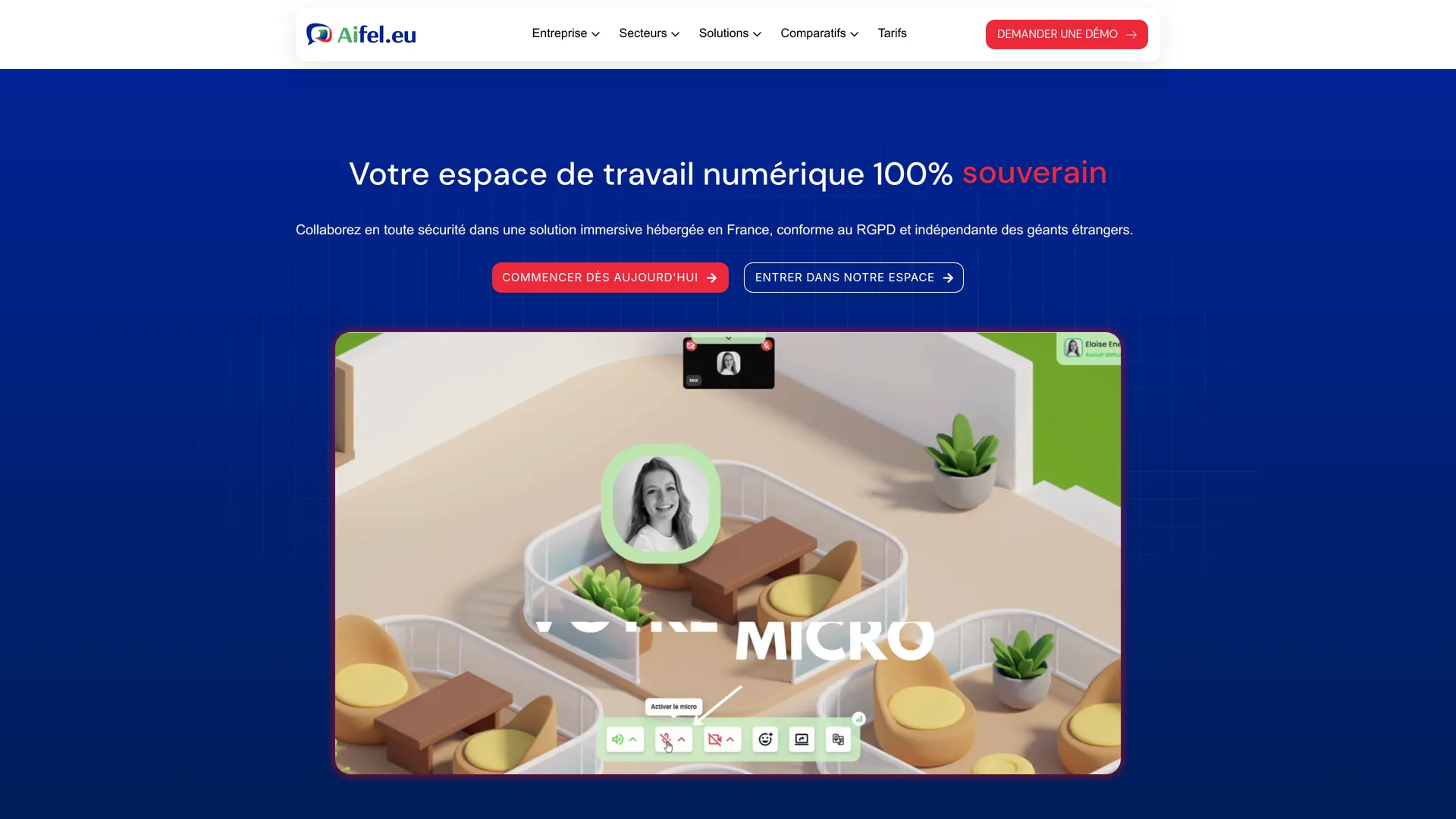 The Aifel.eu website